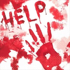 Asylum Bloody Good Time 36 ct Luncheon Napkins Value Size Halloween