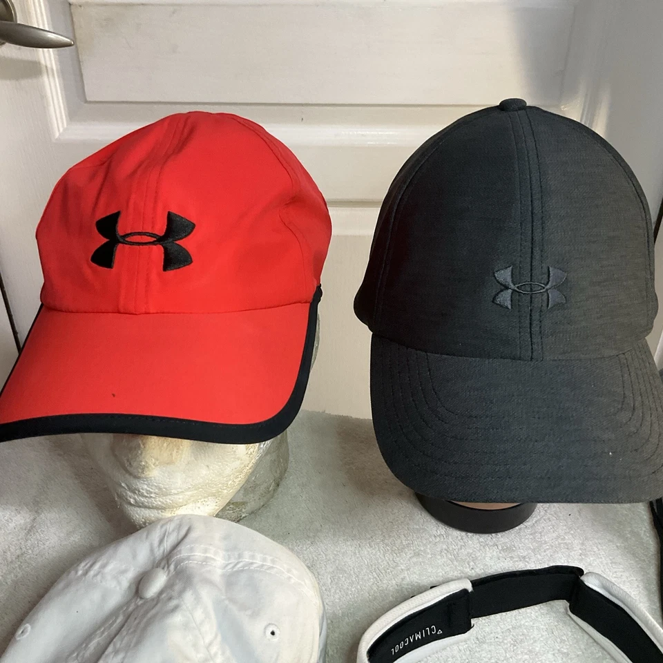 Lote de 5 sombreros/visera para correr Under Armour-Adidas-Nike para mujer Foto 2 de 4