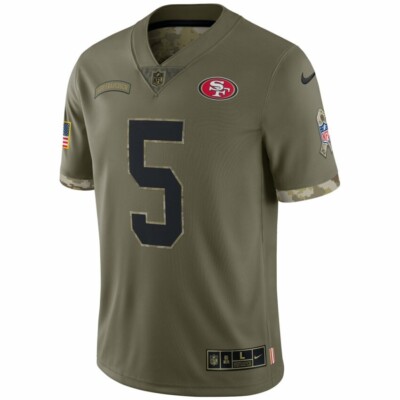 Nike Trey Lance San Francisco 49ers 2022 Salute to Service Jersey