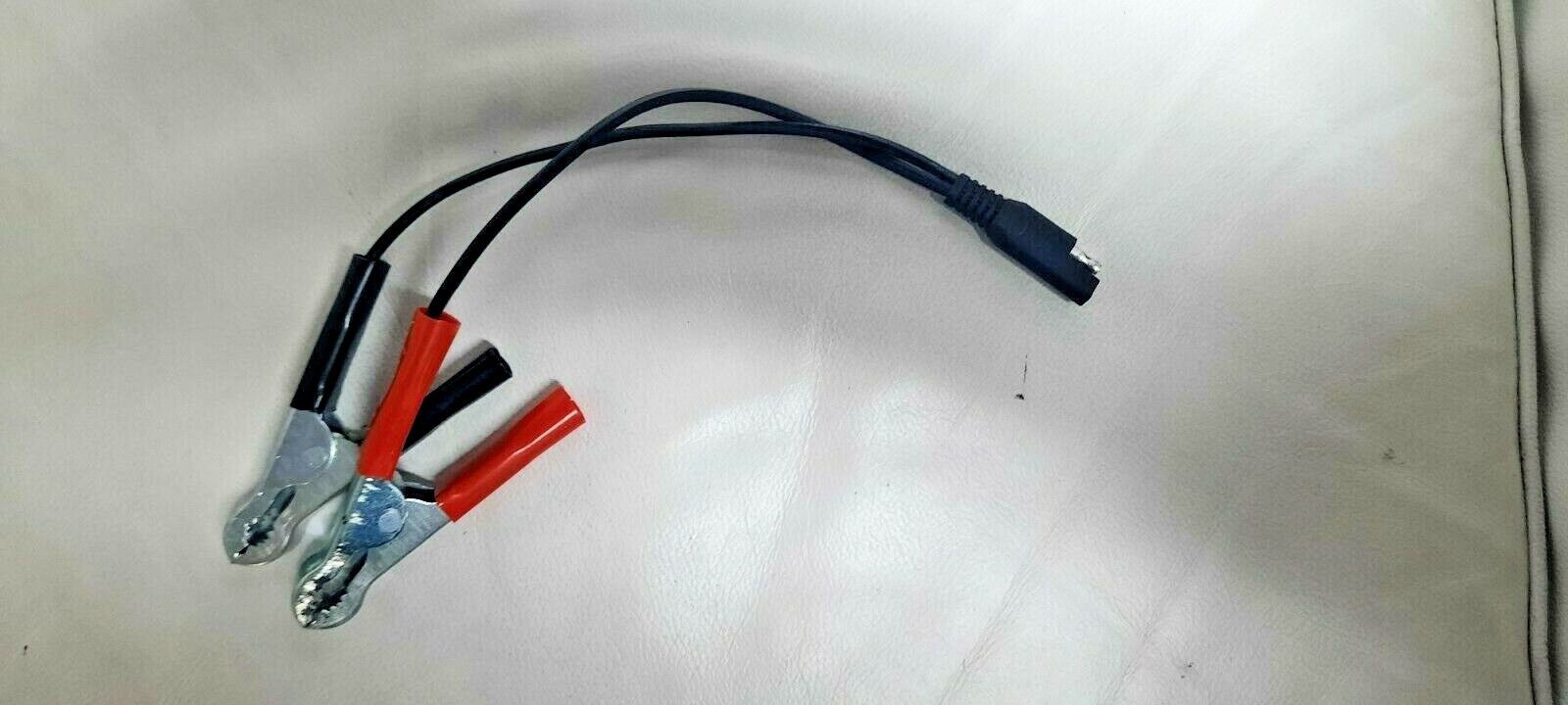 New Battery Tender Alligator Clip Accessory Cable Black eBay