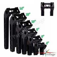 4"-14" Club Style Tall Handlebar Pullback Riser Fits Street bob Dyna Softail