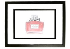 Perfume Bottle Home Decor Wall Art Print Gift Idea A4 
