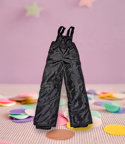C9 CHAMPION Ski Bib Overalls Snowsuit Black PINK TRIM Girls Size Small 6x - 6 - Picture 2 of 11