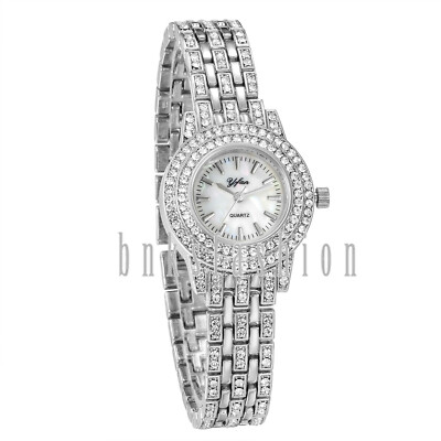 Women Luxury Watch Ladies Bling Rhinestone Dial Analog Quartz Dress Wristwatch
