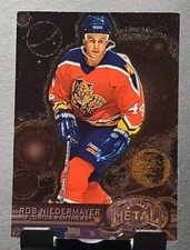 1997 Fleer Metal #61 Rob Niedemayer PANTHERS Hockey card🏒NM/MT