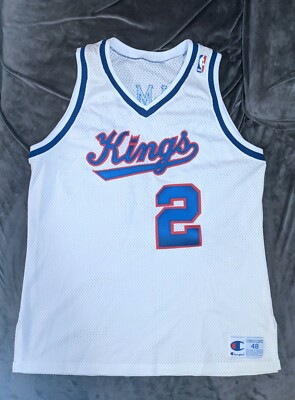 MITCH RICHMOND Champion SACRAMENTO KINGS Authentic Jersey 48