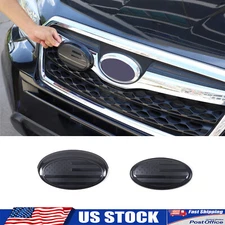 American Flag Front & Rear Emblem Overlay Garnish Fits Subaru Forester 2013-2018