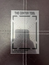 New The Center Tool Card Grading/Centering Guide for Trading & Sports Cards TCG