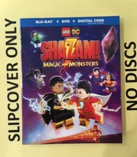 Lego Shazam: Magic  Monsters 2020 - Blu-ray Slipcover ONLY - NO DISCS