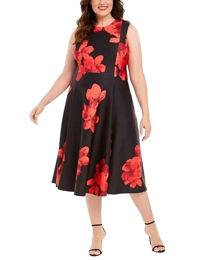 Calvin Klein Polyester Plus Size Dresses for Women