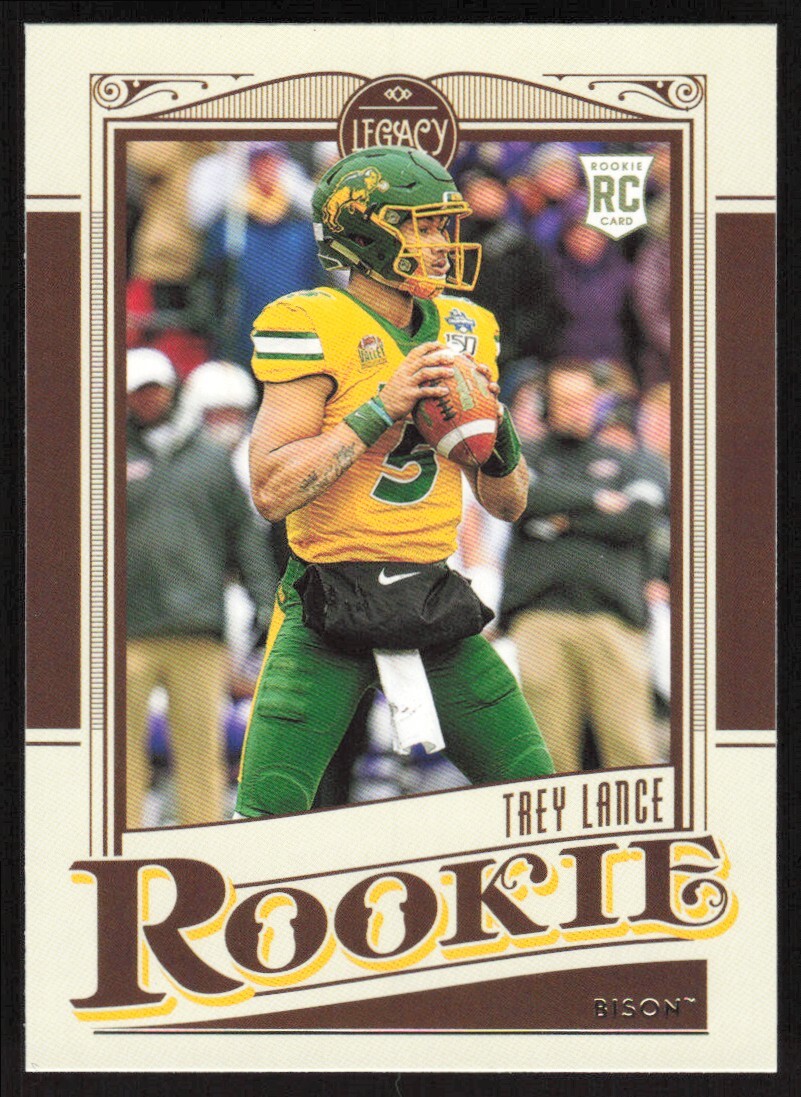 2021 Panini Legacy Trey Lance RC #144 North Dakota State Bison