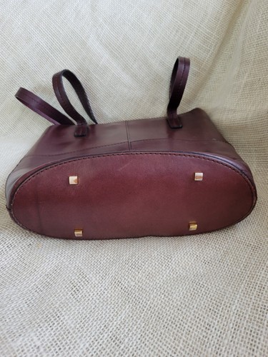 Etienne Aigner Mahogany Leather Shoulder Bag - Picture 3 of 10