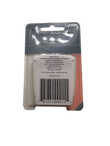 Reach Zahnseide Geschmacksneutral Ungewachst Johnson & Johnson (1) Versiegelte Packung 55 Yards - Bild 2 von 2