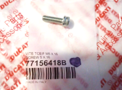 Ducati Screw M5X16 NOS 77156418B (L-8596) | eBay