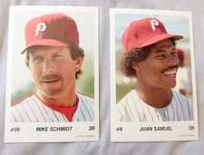 1985 Tastykake Philadelphia Phillies Baseball Card Pick one
