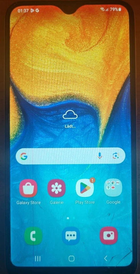 Samsung Galaxy A20e 32GB - Weiß Ohne Simlock Dual-SIM Display Flimmer SM-A202F, Foto 1 von 4