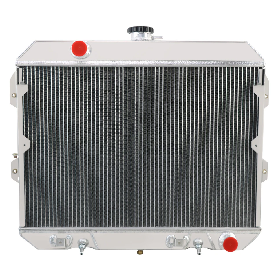 For 1981-1983 1982 Nissan Datsun 280ZX 280 ZX 2.8L L6 AT 4-Row Aluminum Radiator Foto 2 de 4