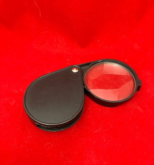 6X 2" Folding Pocket Magnifier Jewelry Loupe Optical Magnifying Glass Lens