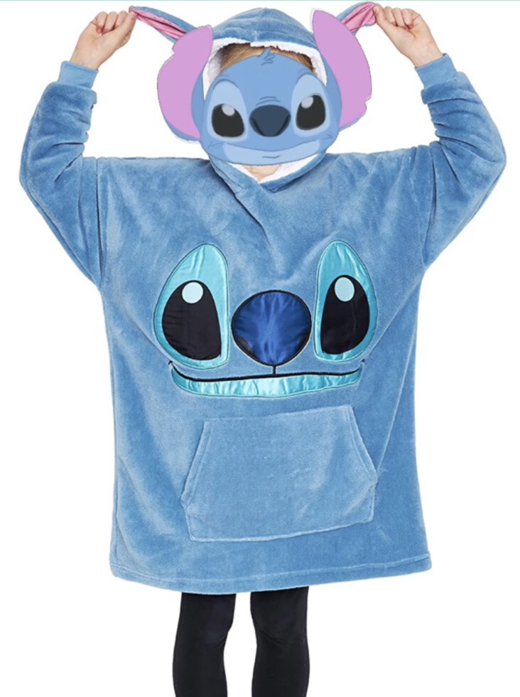 Disney Stitch Ohana Oversized Hoodie 