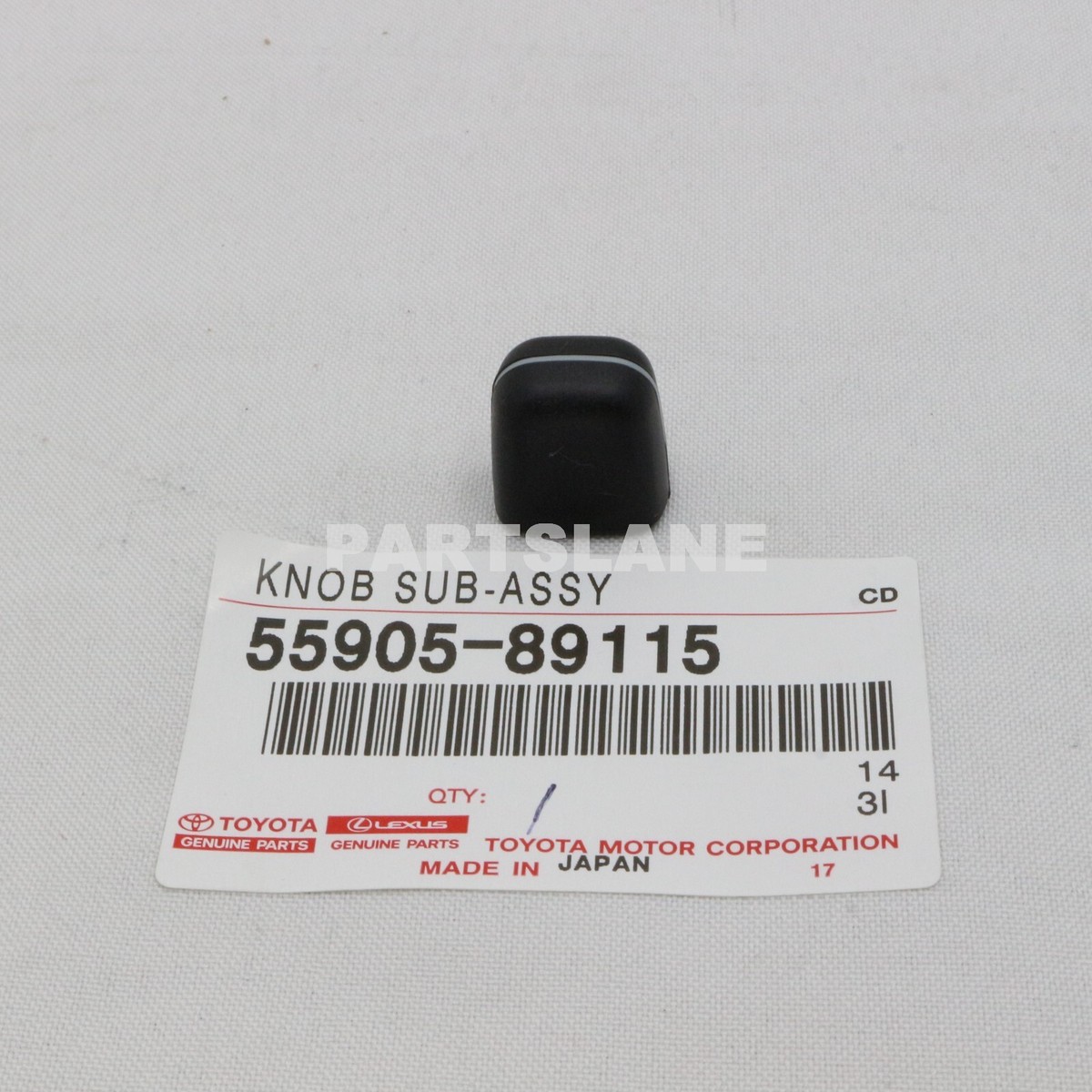 Toyota 55905-89115 OEM Genuine KNOB SUB-ASSY, CONTROL