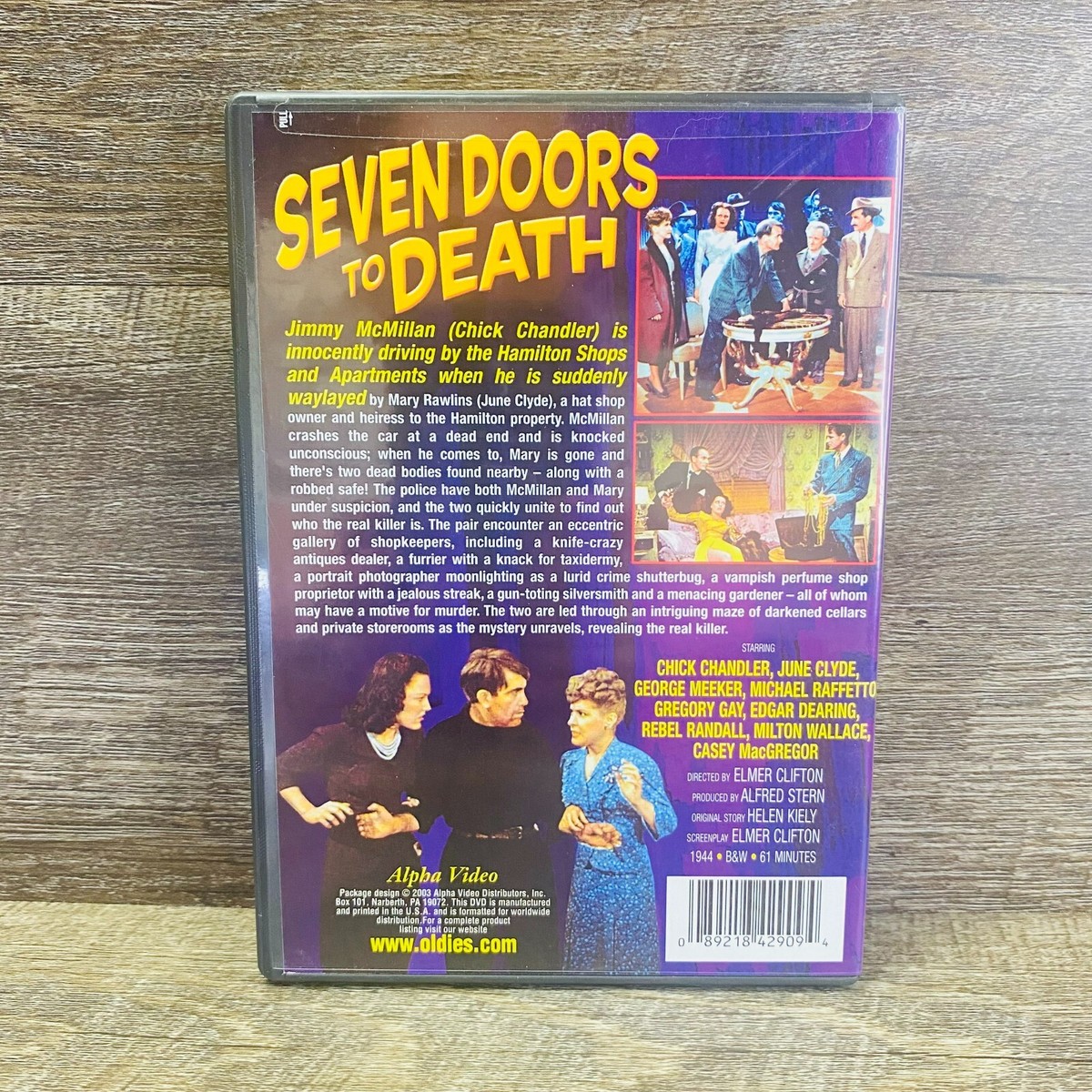 Seven Doors to Death (DVD, 2003) 1944 B&W Movie 89218429094| eBay