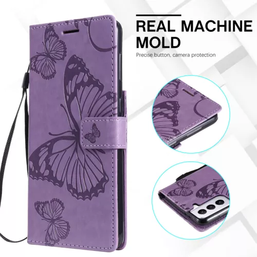 Butterfly Leather Card Wallet Case For Samsung S25 S24 S23 S22 S21 Ultra Plus - Foto 2 di 72