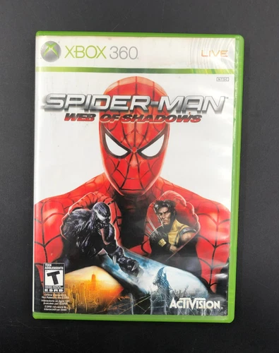 Spider-Man: Web of Shadows (Microsoft XBOX 360) w/ Manual