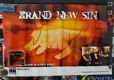 BRAND NEW SIN 11x17 Promo Tour Poster Now or Never southern rock metal band 2002