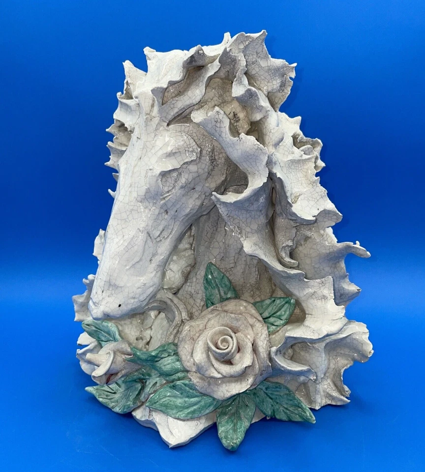 YVONNE BADONI ORIGINAL HEAD STUDY SCULPTURE OF AN AFGHAN HOUND DOG - Image 2 of 4