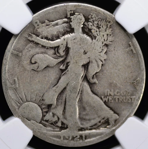 1921 S WALKING LIBERTY HALF DOLLAR NGC GOOD 6 NICE ORIGINAL COINGREY SURFACES