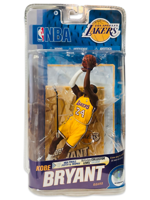 McFarlane NBA Series 18 KOBE BRYANT Yellow Jersey #24 LA LAKERS
