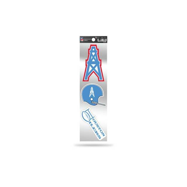 Houston Oilers Retro Vintage Logo - Sheet Of 3 Triple ...