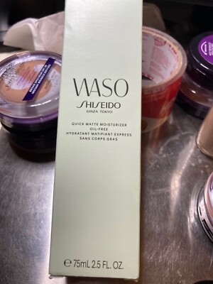 NEW SEALED Shiseido WASO Quick Matte Moisturizer (OIL FREE) 2.5oz,Made In USA