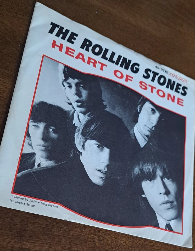 RARE! ROLLING STONES NEAR MINT+ SLEEVE &  VINYL "Heart Of Stone" '64 INCREDIBLE! - Image 3 of 4