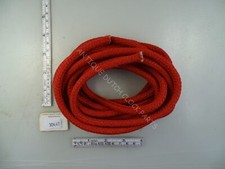 BRAIDED RED FLAXCORD FOR FRENCH LANTERN AND GRANDFATHERCLOCK 8 MM THICK AND 4...