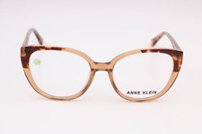 Ann Klein Ak5092 203 Mocha Crystal Cat Eye Eyeglasses Frames 52-17-140