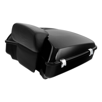ラック Chopped Trunk Backrest & Mount Rack Fit For Harley Softail Fatboy