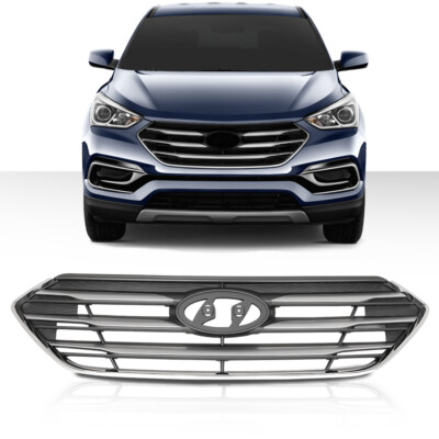 #ad Fit For Hyundai Santa Fe Sport 2017 2018 Front Grille Grill Assembly 863514Z500 $77.49