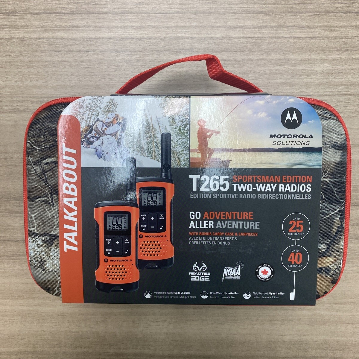 Motorola T265 Talkabout Sportsman Edition Two-Way Radio | eBay