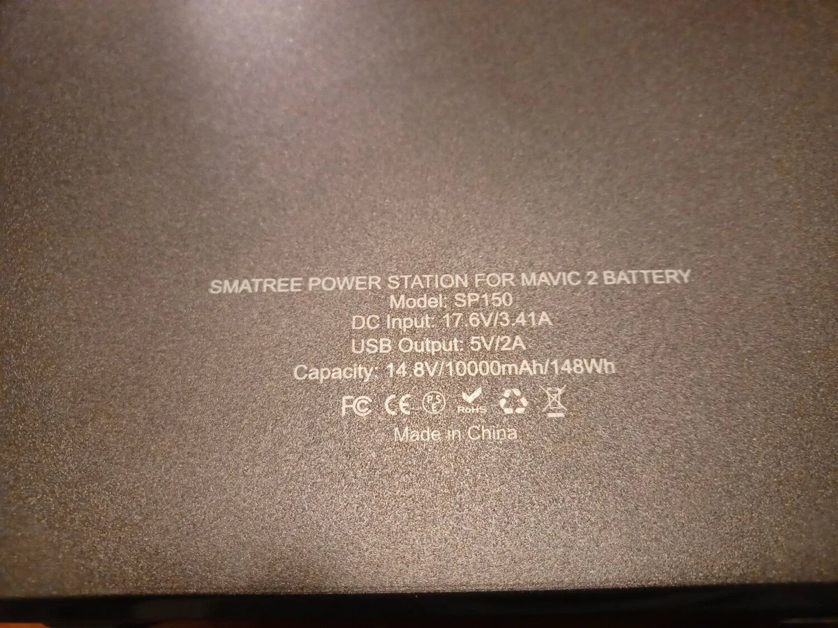 Smatree SP150 Mavic 2 Pro or Zoom battery High Speed Portable Charging Station