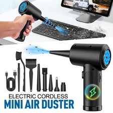 Electric Cordless Mini Air Duster Blower 55000RPM for Computer Car Cleaning