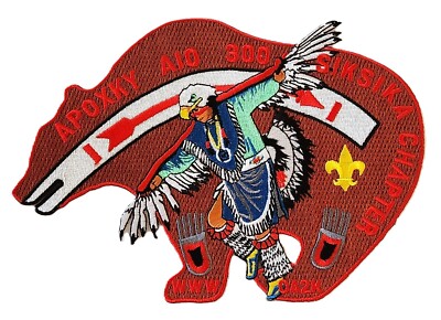 Lodge 300 Apoxky Aio Siksika Chapter X1 2000 Jacket Patch  OA  BSA