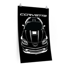 Chevrolet Corvette C6 ZR1 Poster, Corvette Wall Art Gifts, American Muscle Print