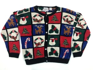 long christmas cardigan