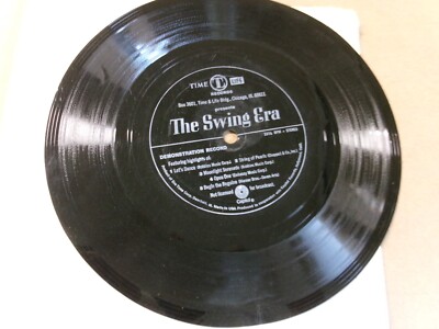 Vintage 33-1/3 EX-The Swing Era Demo Record Time-Life 7'' Flex-Vinyl. Time Life