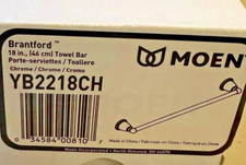 MOEN Brantford 18 in. Towel Bar in Chrome YB2218CH New