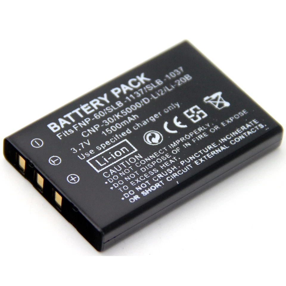 Li-20B Li20 Battery For Olympus AZ-1 AZ-2 Zoom Ferrari Digital Model 2004 Camera - Image 4 of 4