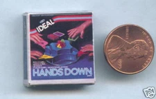 Miniature Dollhouse "Box Only" Hands Down Game / Ideal
