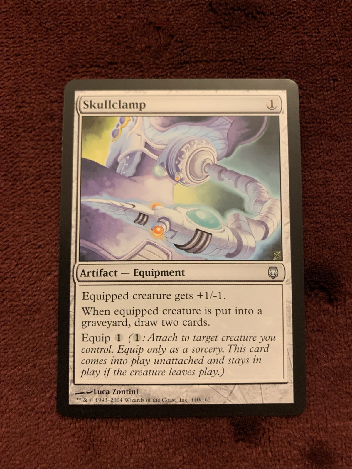 Skullclamp Darksteel Regular NM Magic The Gathering MTG Card Unplayed Near Mint