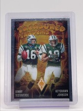 VINNY TESTAVERDE KEYSHAWN JOHNSON 2024 PHOENIX TREASURED TANDEMS Q3478